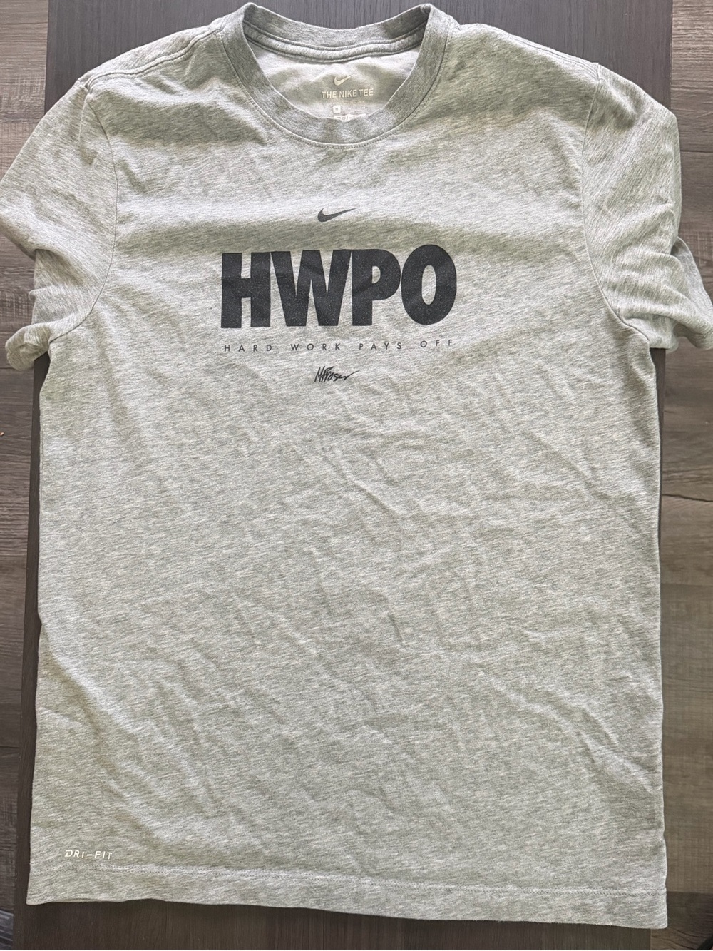 Nike Light Gray HWPO Graphic Tee